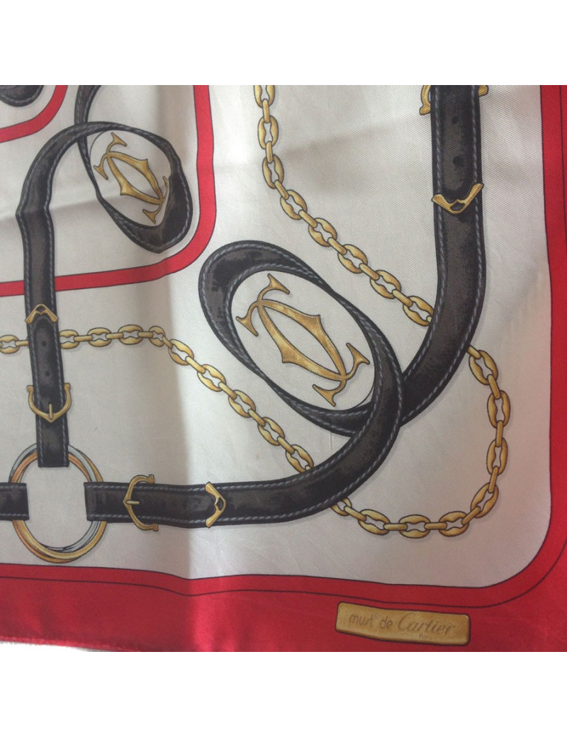 Carré de soie "Must" CARTIER