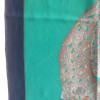 Carré de soie "Must" de CARTIER vert jade vintage
