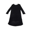 Robe CHANEL T40 crochet noir