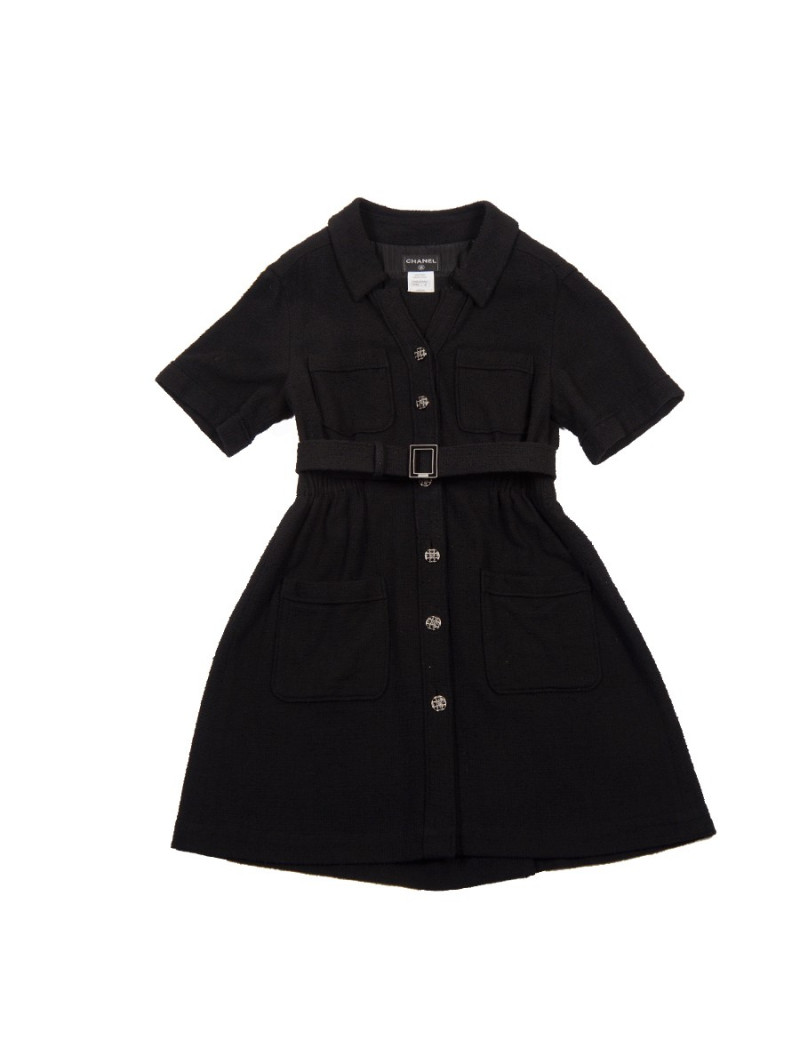 Robe "Paris-Singapour" CHANEL T42  noire