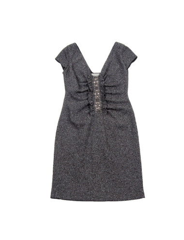 Robe VALENTINO  T38 en tweed et broderies 2