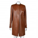 Trench PRADA t 42 it Fawn leather