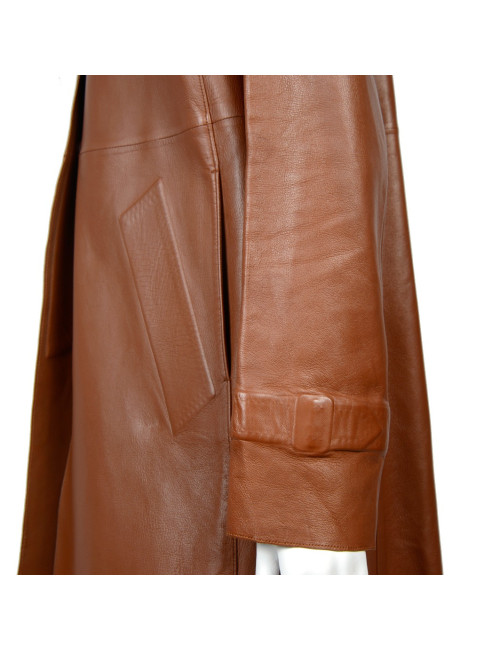 Trench PRADA t 42 it  cuir fauve 