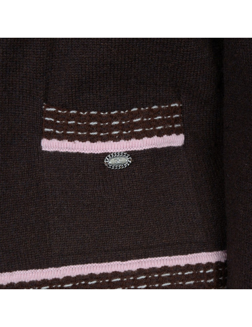 Gilet CHANEL cachemire t 38 