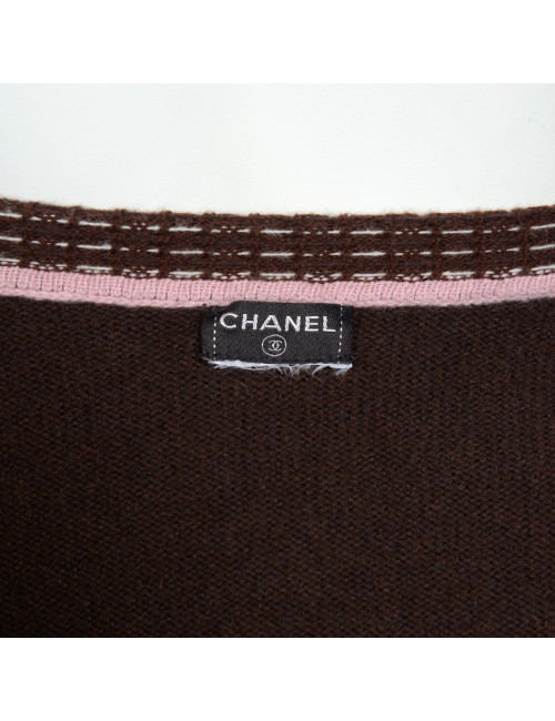 Gilet CHANEL cachemire t 38 