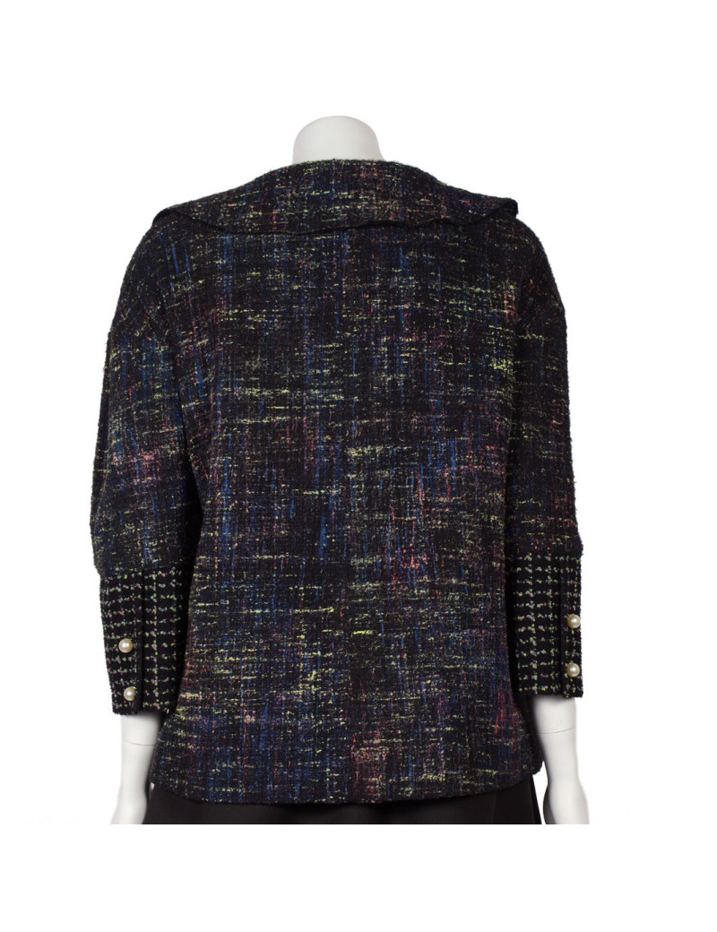 Veste CHANEL tweed  et perles nacrées