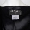 Veste CHANEL T 44 tweed et rubans noirs
