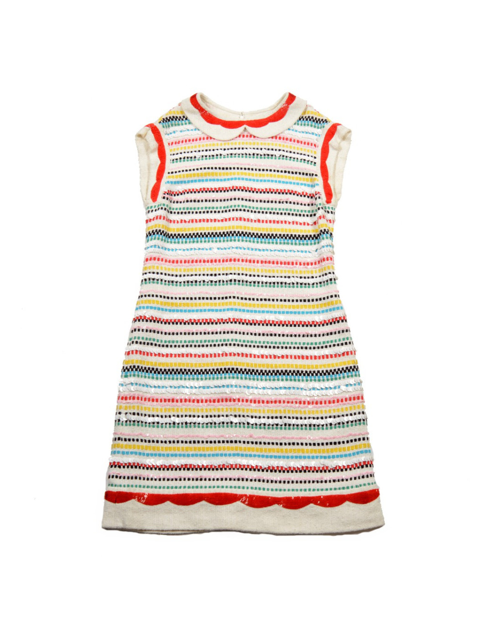 Robe CHANEL t 40 à sequins multicolore