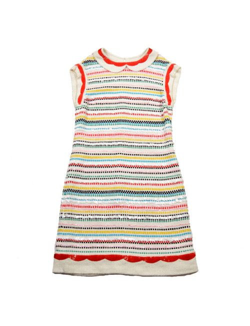 Robe CHANEL t 40 à sequins multicolore