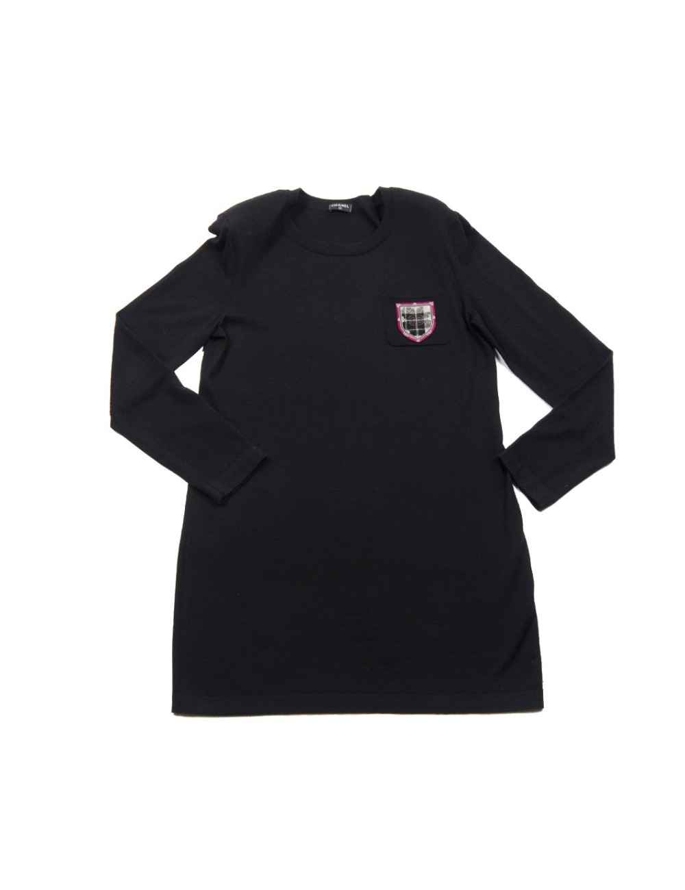 Robe "Paris-Edimbourg" CHANEL coton noir