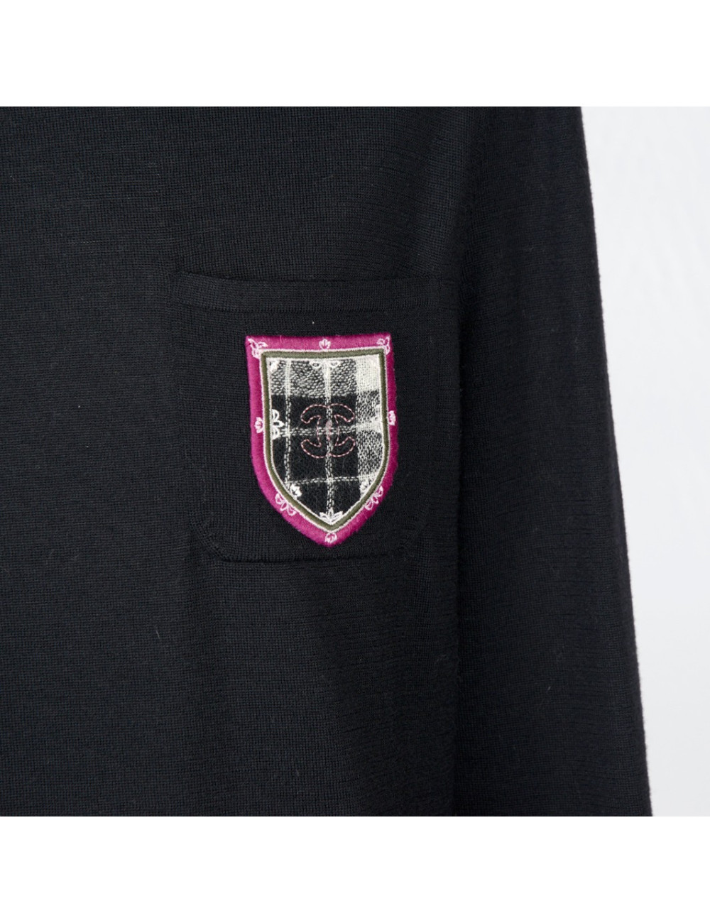 Robe "Paris-Edimbourg" CHANEL coton noir