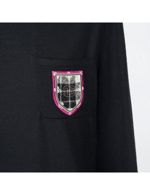 Robe "Paris-Edimbourg" CHANEL coton noir