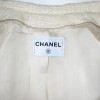 CHANEL long ivory tweed 'Paris Bombay' Jacket size 38EU