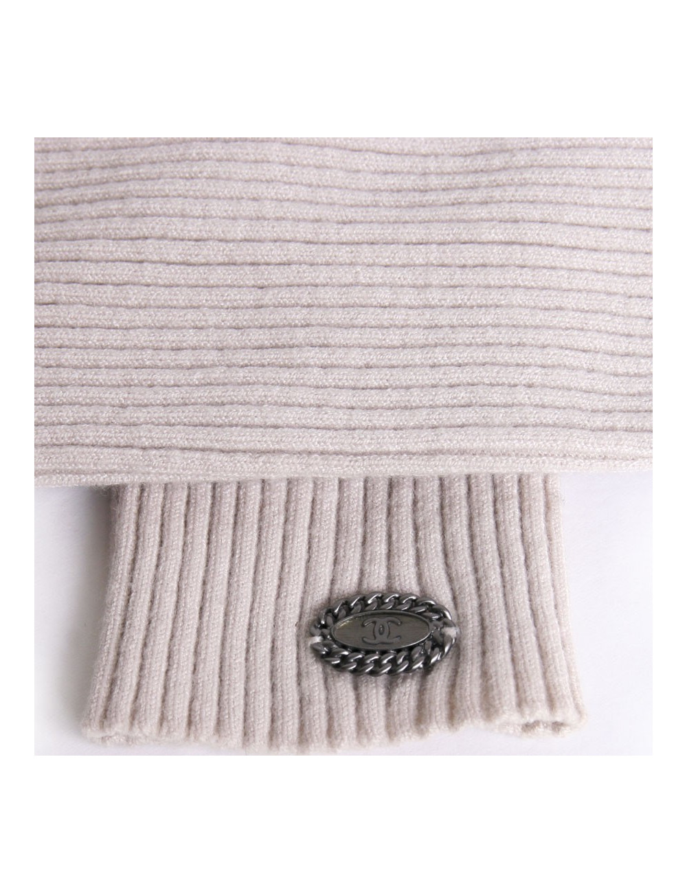 Manchons CHANEL beige