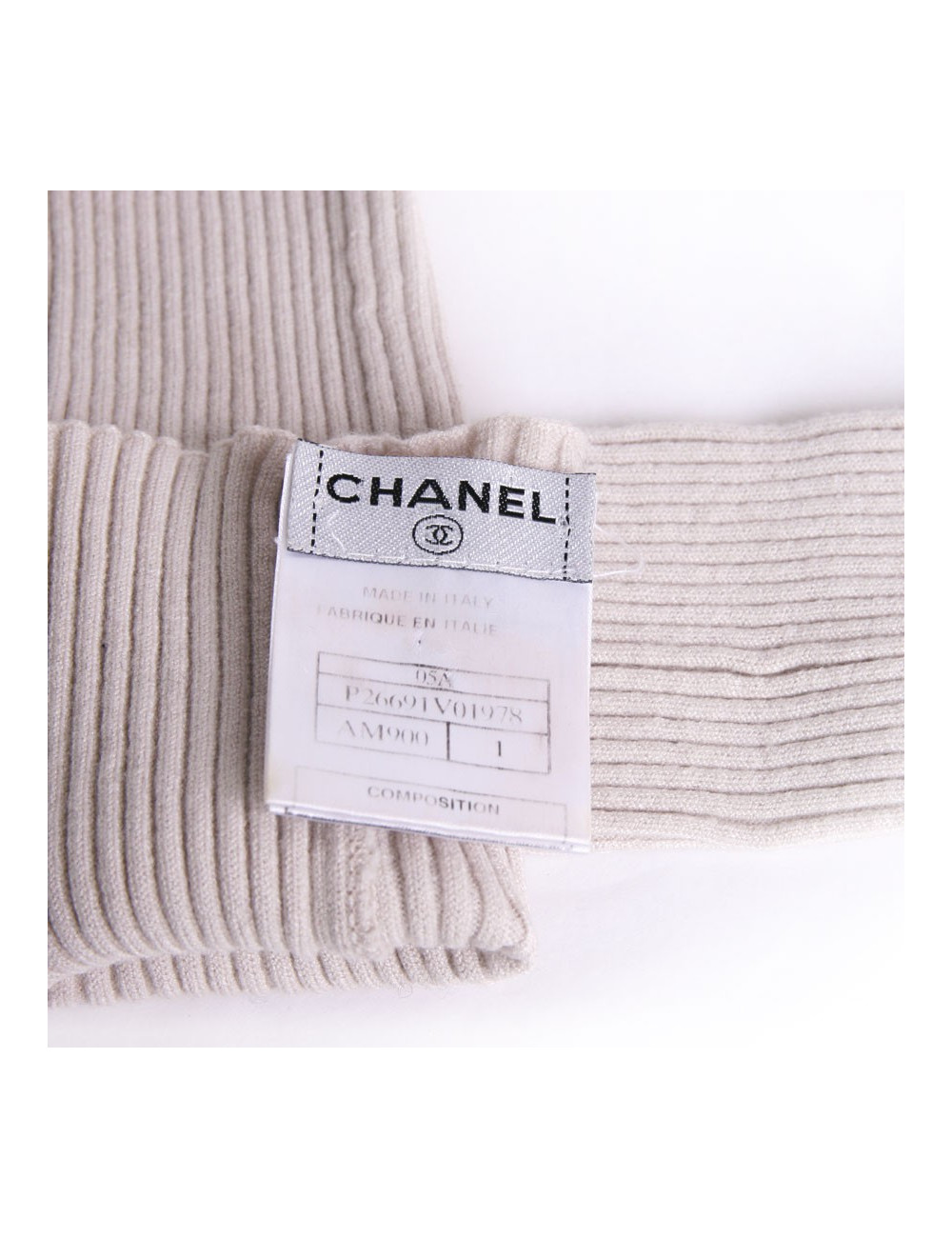 Manchons CHANEL beige