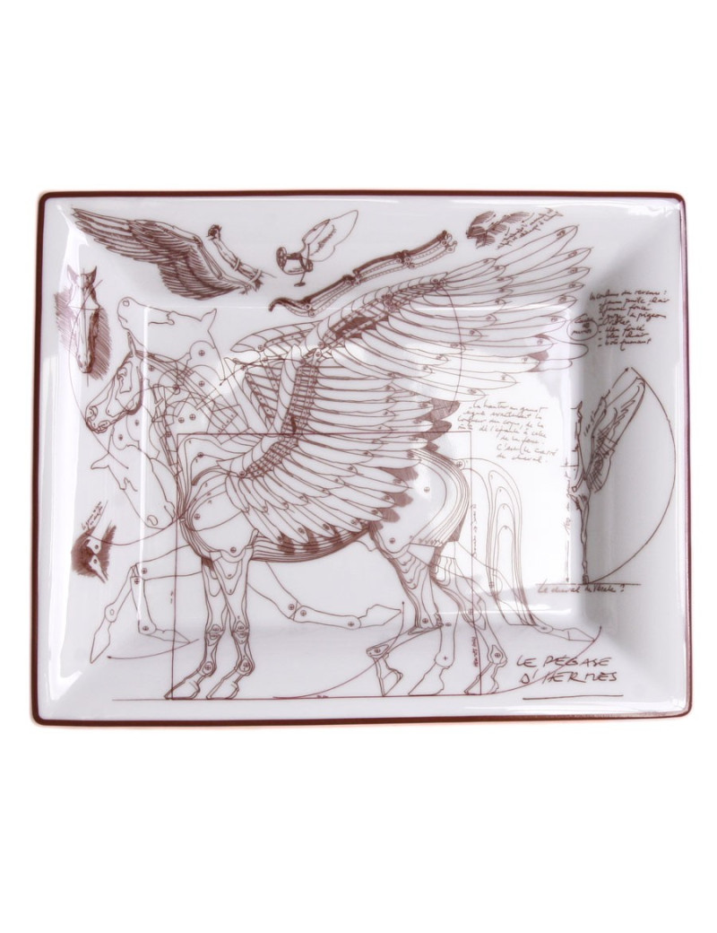 Grand cendrier vide-poche HERMES " cheval pégase"