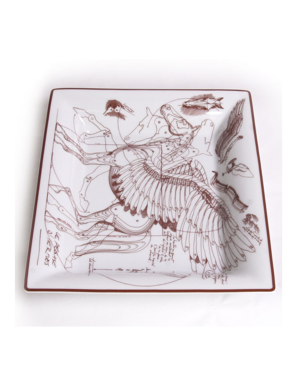 Grand cendrier vide-poche HERMES " cheval pégase"