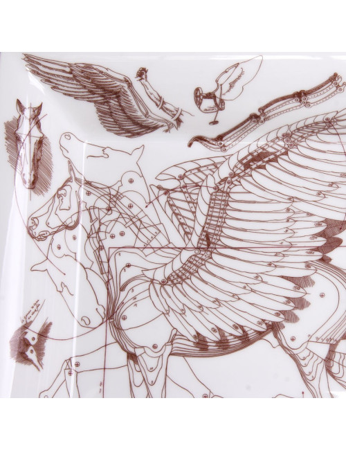 Grand cendrier vide-poche HERMES " cheval pégase"