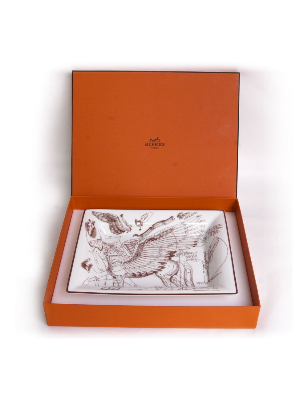 Grand cendrier vide-poche HERMES " cheval pégase"