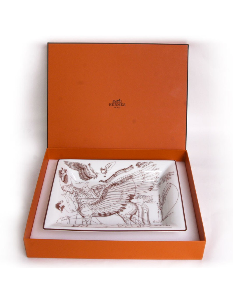 Grand cendrier vide-poche HERMES " cheval pégase"