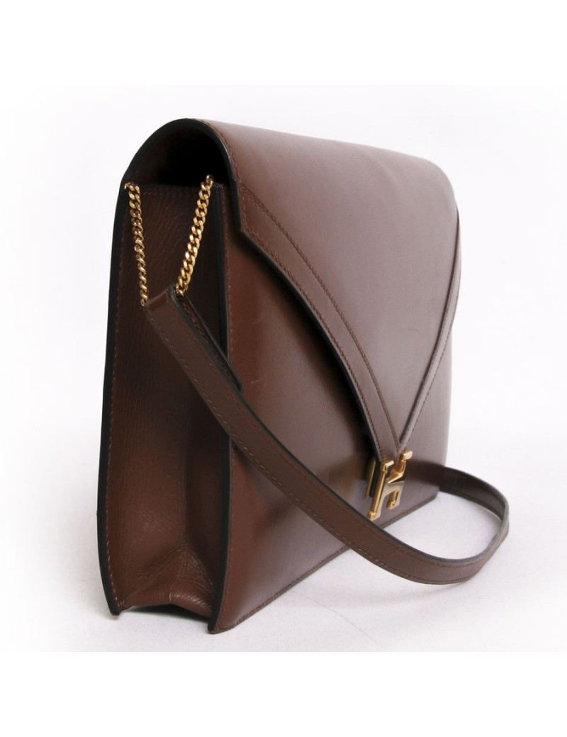 Sac HERMES cuir marron