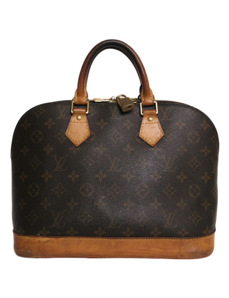 Sac "Alma" LOUIS VUITTON toile monogram marron vintage