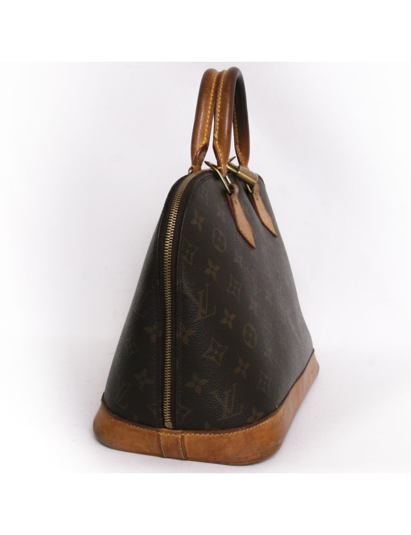 Sac "Alma" LOUIS VUITTON toile monogram marron vintage