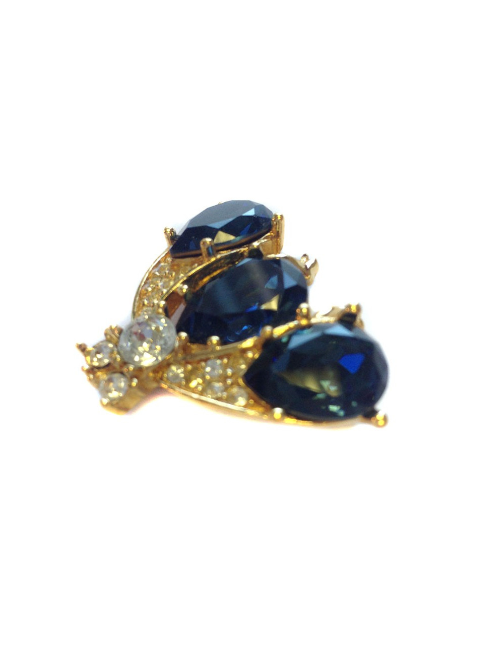 Broche CHRISTIAN DIOR "abeille"saphir et brillants