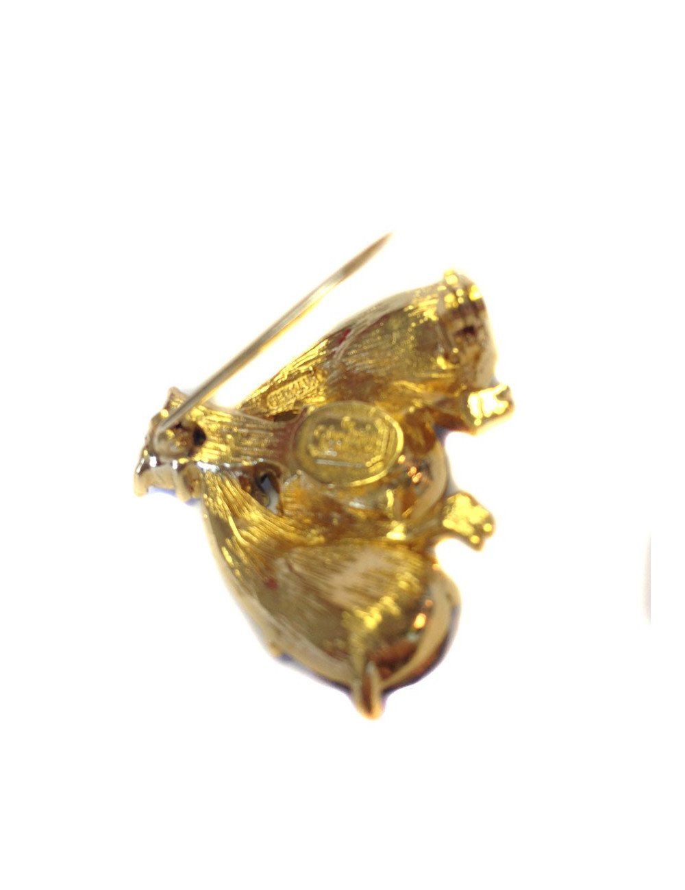 Broche CHRISTIAN DIOR "abeille"saphir et brillants