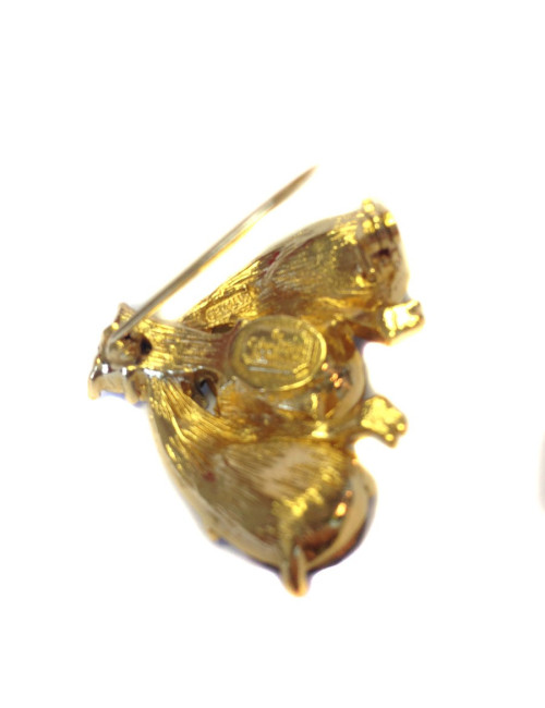 Broche CHRISTIAN DIOR "abeille"saphir et brillants