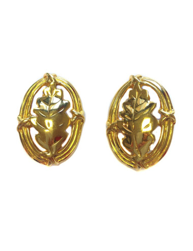 Clips d'oreille en métal doré autres marques