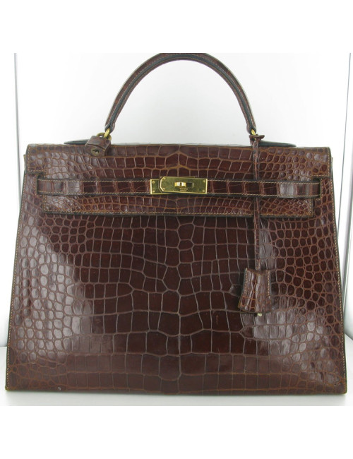 Kelly 35 crocodile porosus HERMÃˆS