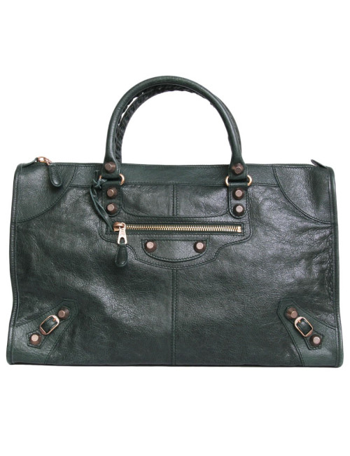 Sac BALANCIAGA "Giant Work"  vert 