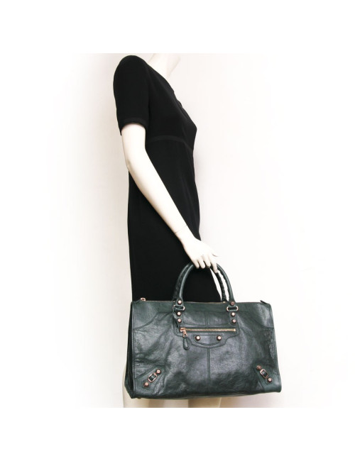 Sac BALANCIAGA "Giant Work"  vert 