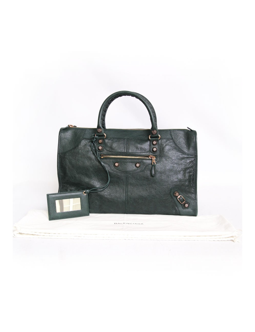 Sac BALANCIAGA "Giant Work"  vert 