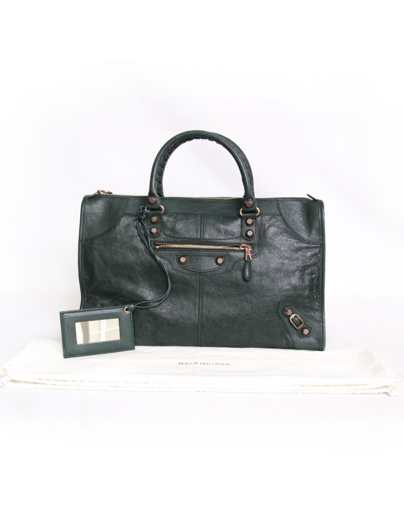 Sac BALANCIAGA "Giant Work"  vert 