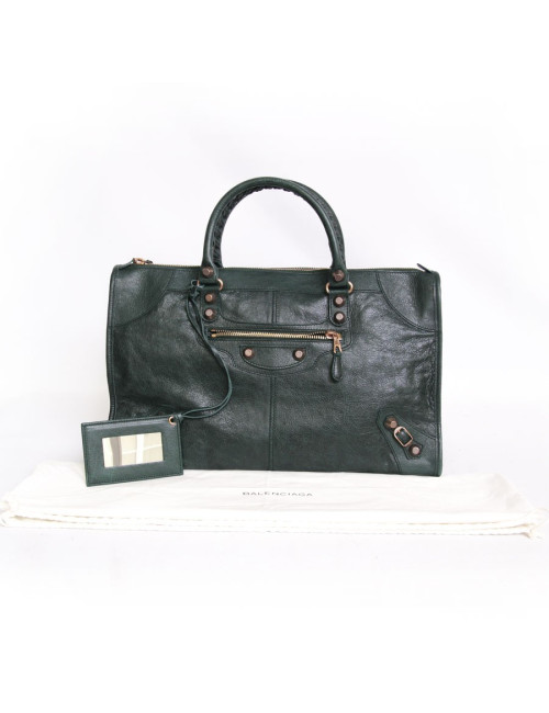 Sac BALANCIAGA "Giant Work"  vert 