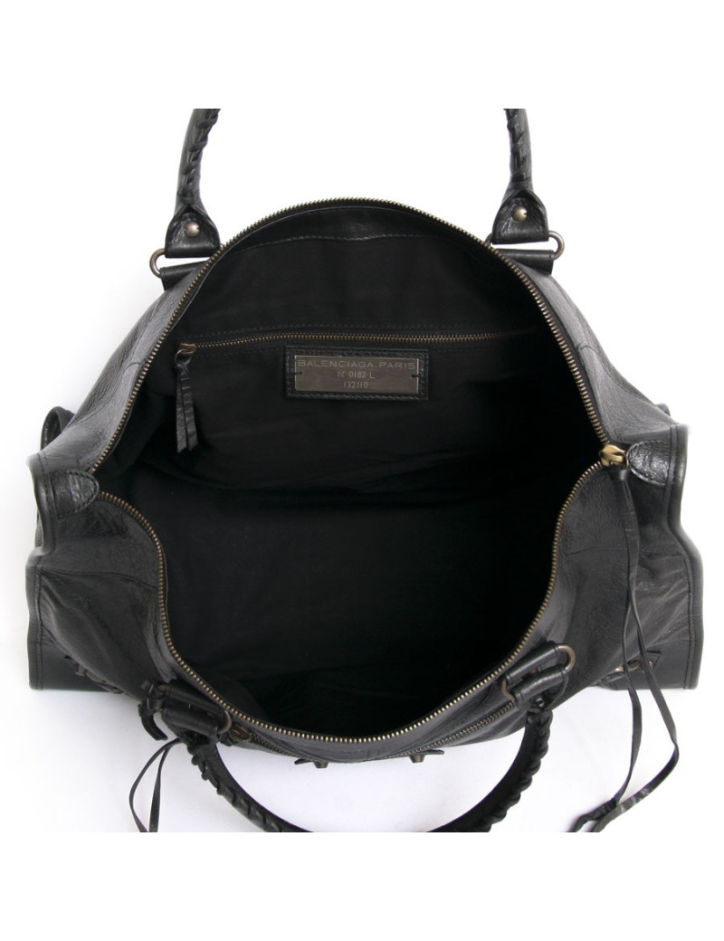 Sac BALANCIAGA "Giant City" noir 