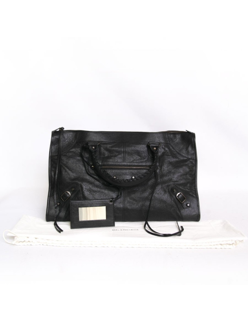 Sac BALANCIAGA "Giant City" noir 