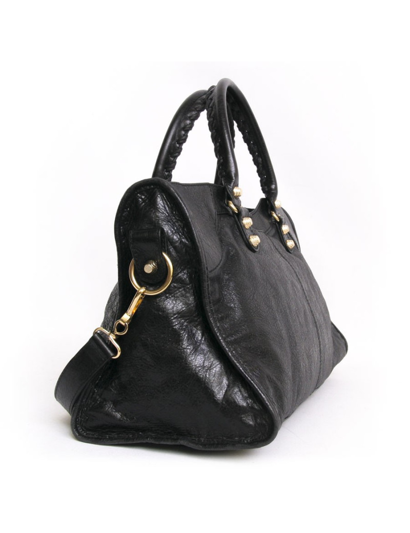 Sac BALENCIAGA "Part time" cuir noir 