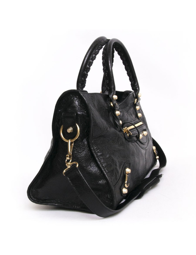 Sac BALENCIAGA "Part time" cuir noir 