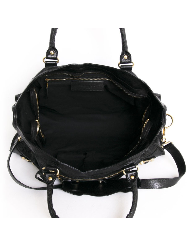Sac BALENCIAGA "Part time" cuir noir 