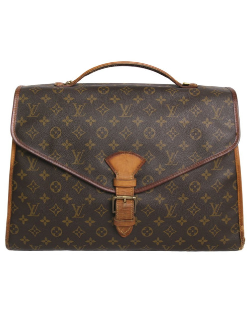 Sacoche LOUIS VUITTON toile enduite monogram vintage