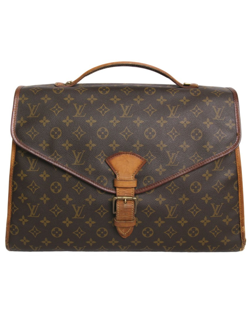 Sacoche LOUIS VUITTON toile enduite monogram vintage