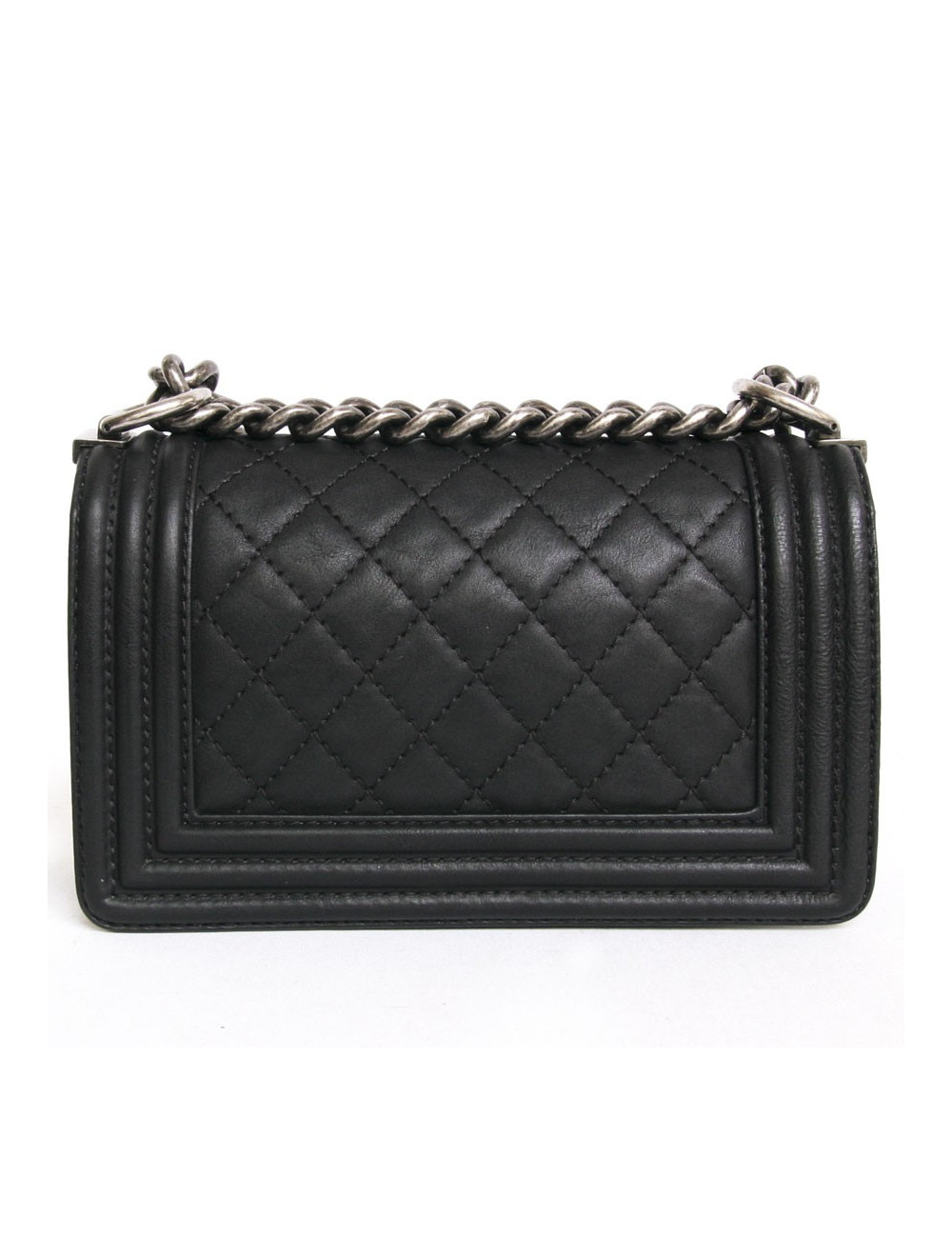 CHANEL "Paris-Dallas" Boy flap bag limited edition in black quilted leather