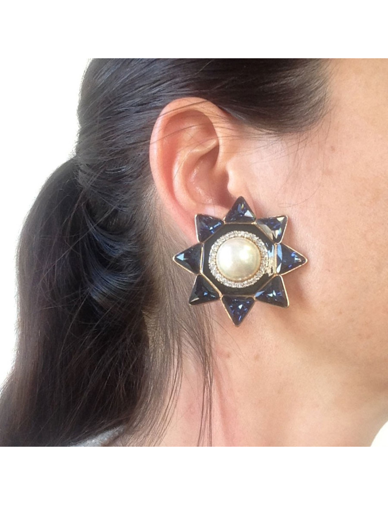 Clips Étoiles VALENTINO bleu