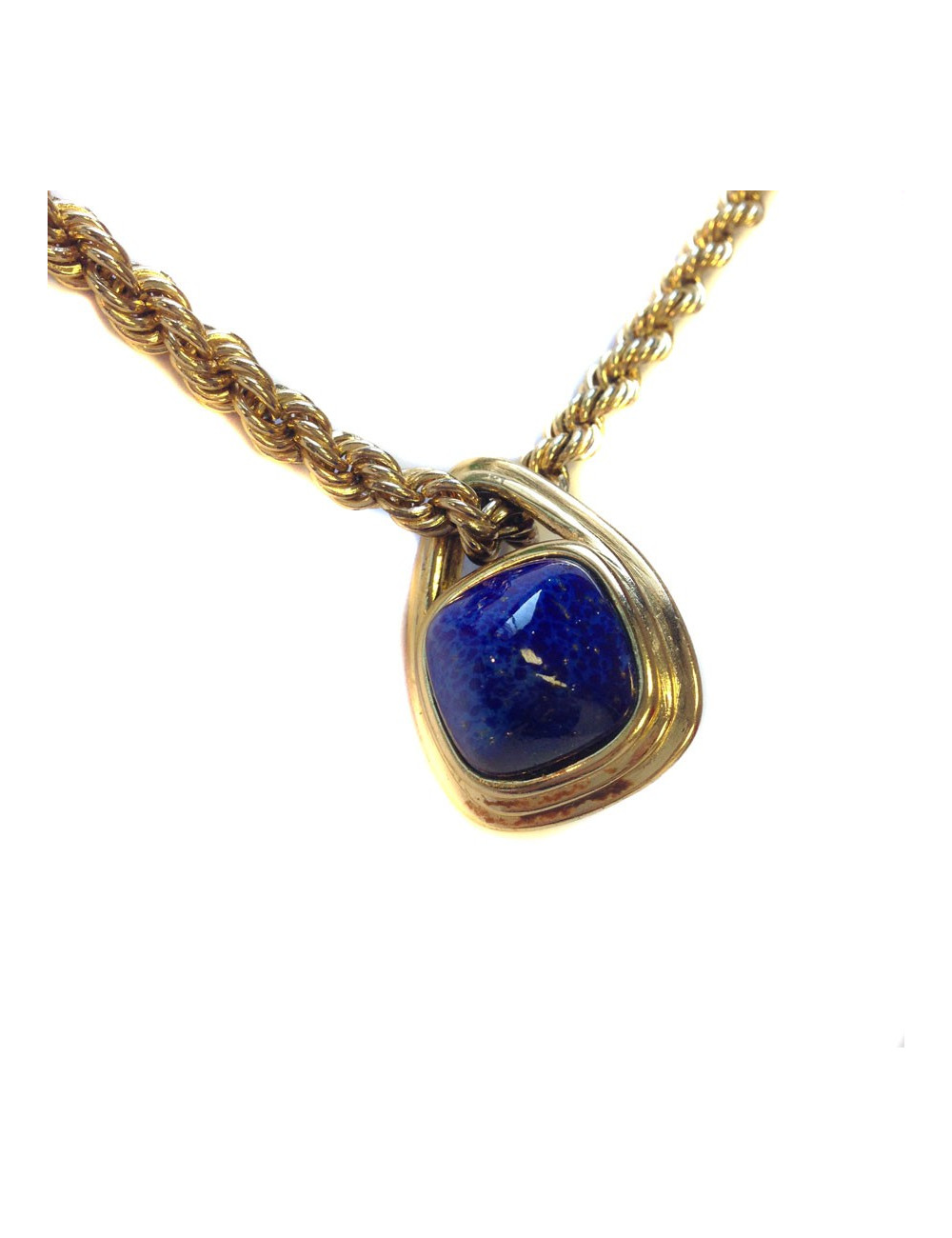 Collier pendentif Lapis lazuli SANS MARQUE