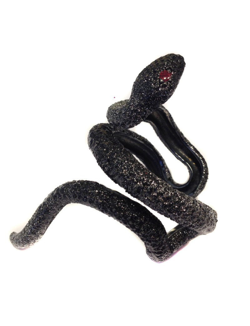 Manchette "Serpent" ruthénium autres marques