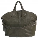"Nightingale" GIVENCHY green leather satchel bag