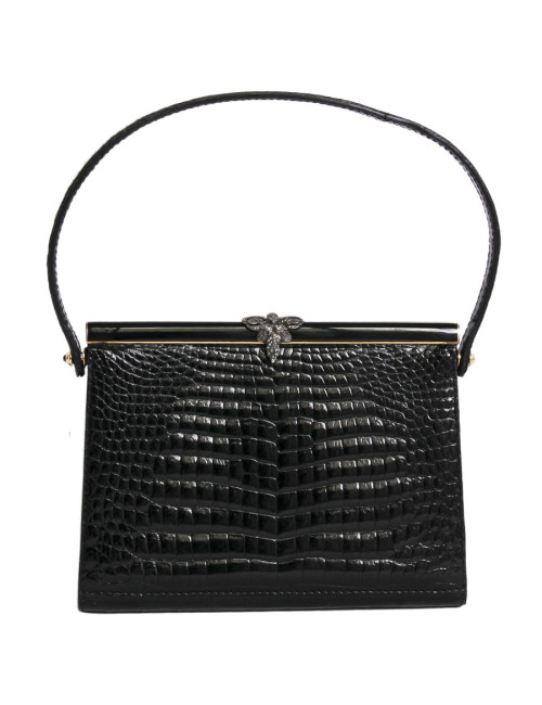 Mini sac du sac en crocodile anonyme